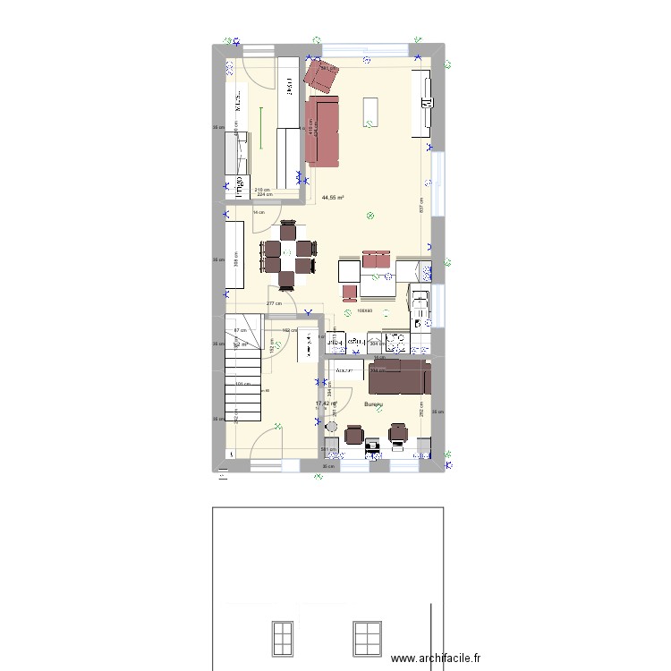 Peut être ? 2. Plan de 19 pièces et 164 m2