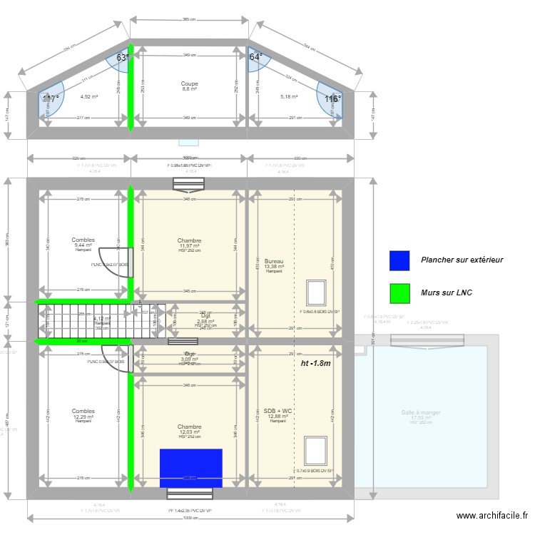 ML24013066 . Plan de 28 pièces et 204 m2