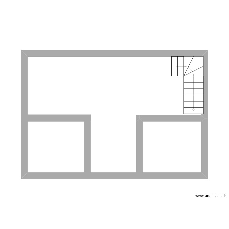 chalet actuel. Plan de 0 pièce et 0 m2