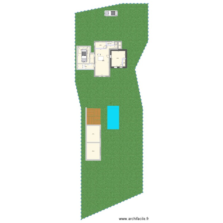 Rognes 2. Plan de 10 pièces et 139 m2