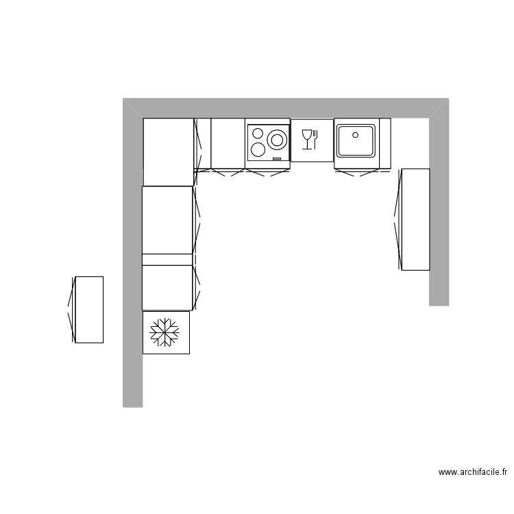 Cuisine2. Plan de 0 pièce et 0 m2