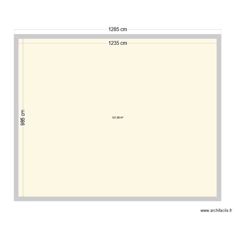 Four container. Plan de 1 pièce et 122 m2