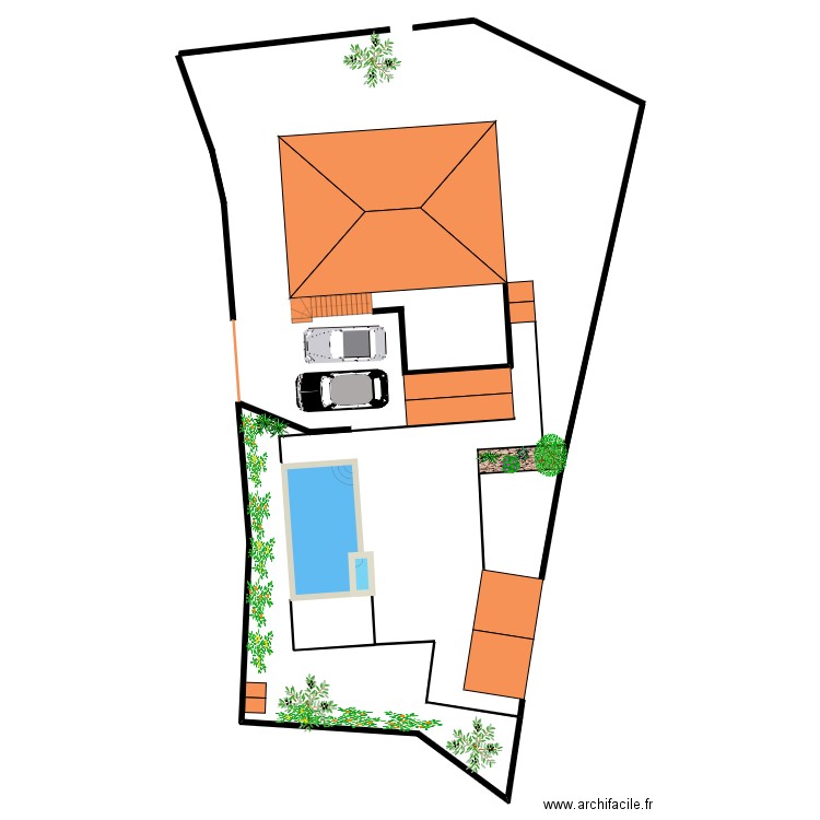 jardin jp sans calque. Plan de 0 pièce et 0 m2