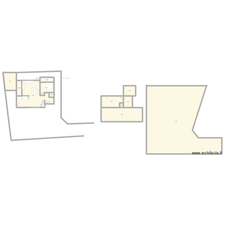 Plan 1 - Maison Tailleville. Plan de 12 pièces et 624 m2