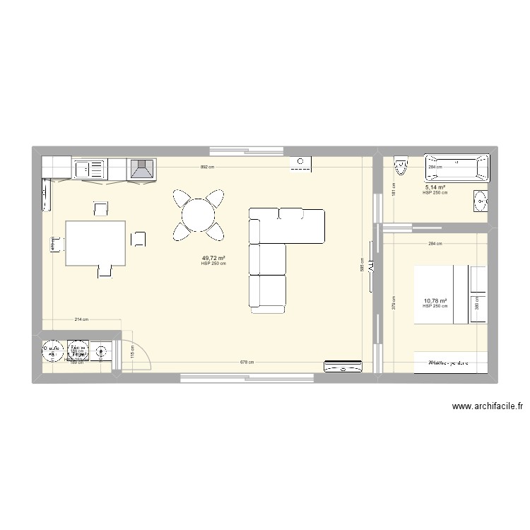 anthony. Plan de 4 pièces et 67 m2