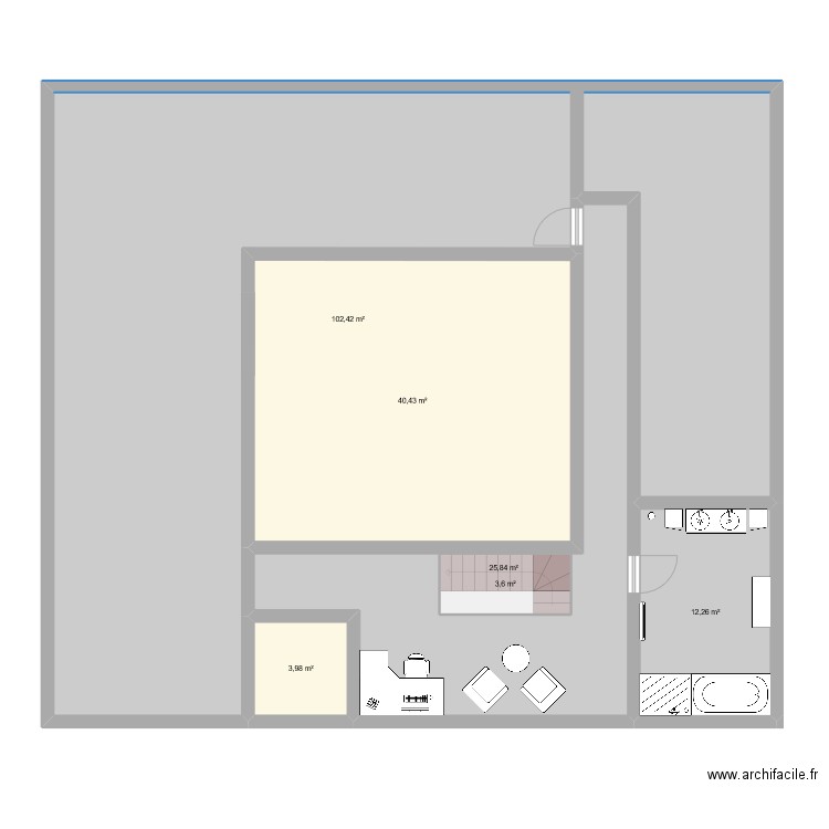 Maison Romaine avec étage 2. Plan de 11 pièces et 383 m2