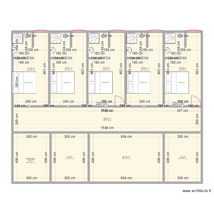 SOUTOU 1. Plan de 10 pièces et 181 m2