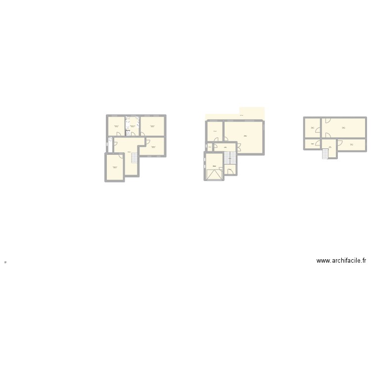 kopstal. Plan de 19 pièces et 299 m2