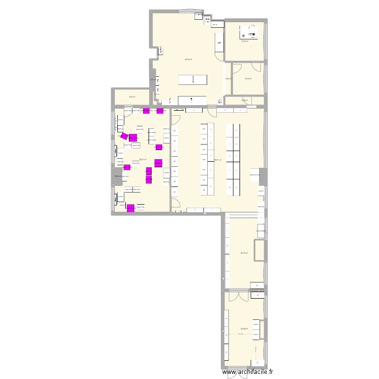 Laudinat  v3. Plan de 12 pièces et 245 m2