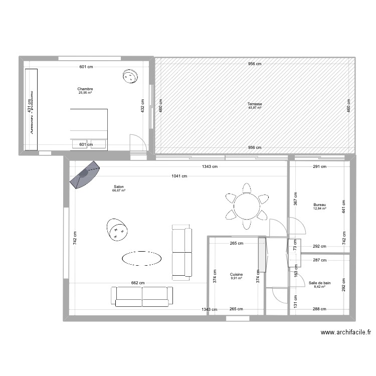 MAISON PAUL. Plan de 11 pièces et 331 m2