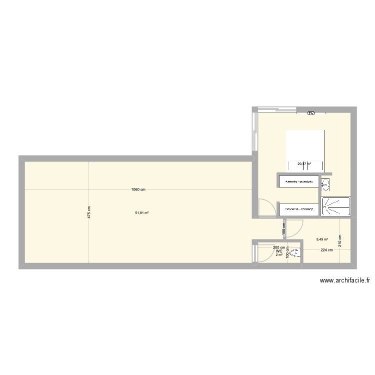 GAGLI 2. Plan de 11 pièces et 127 m2