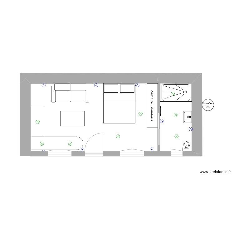 Studio.1. Plan de 0 pièce et 0 m2