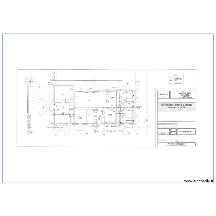 DUFOURCQ. Plan de 0 pièce et 0 m2