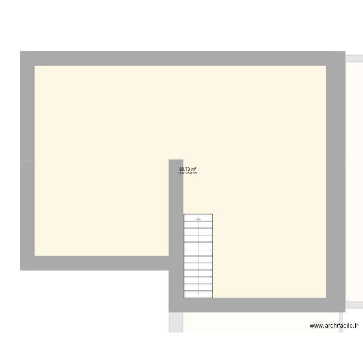 Rech - Yolande 1. Plan de 9 pièces et 280 m2