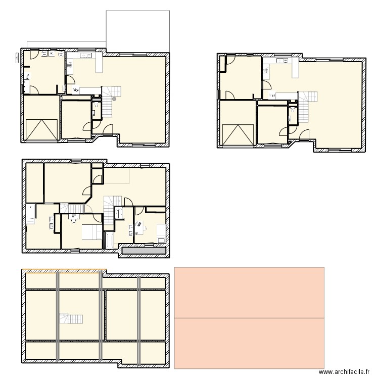 Plan maison 2. Plan de 39 pièces et 435 m2