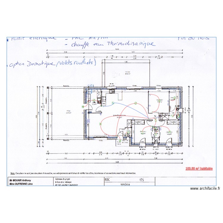 DJELEC 86. Plan de 0 pièce et 0 m2