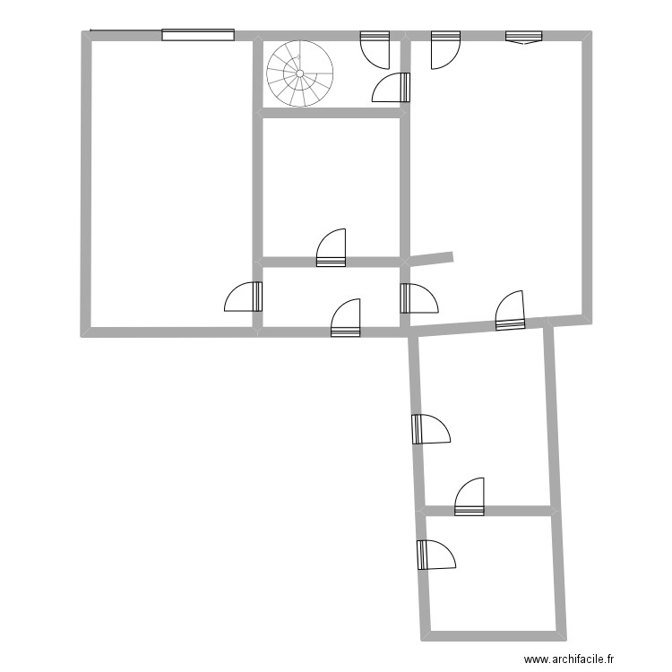 SBN22. Plan de 6 pièces et 125 m2