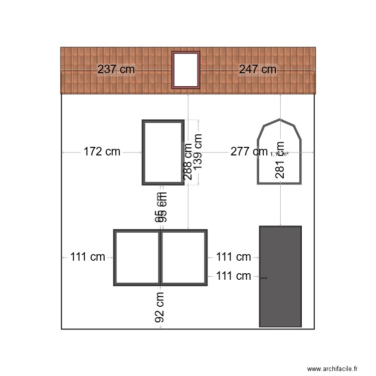 Façade EM après Waux. Plan de 0 pièce et 0 m2