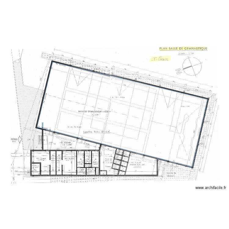 fgh. Plan de 24 pièces et 991 m2