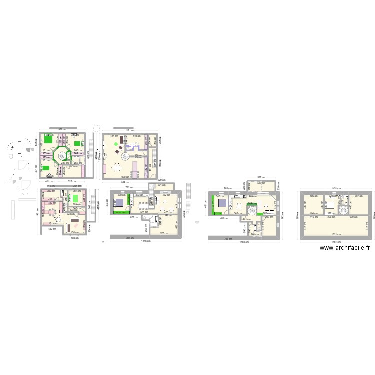 appartement 34 derniere modification. Plan de 40 pièces et 515 m2