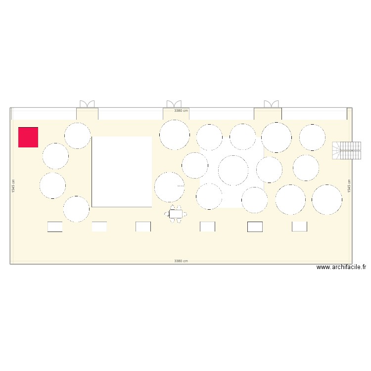 Plan de table Mariage L&D. Plan de 1 pièce et 522 m2