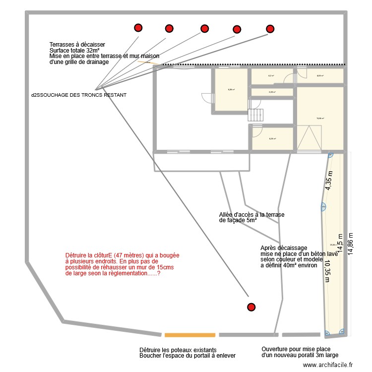 Maison de Winter Fouras 2. Plan de 7 pièces et 70 m2