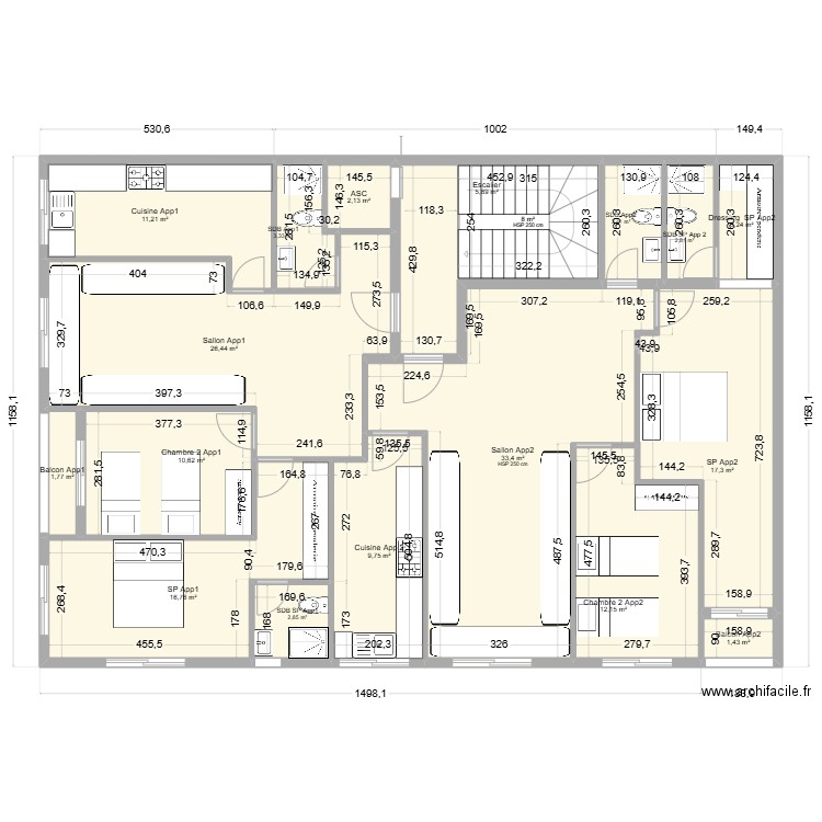 Parcelle 248 Louizia. Plan de 72 pièces et 722 m2