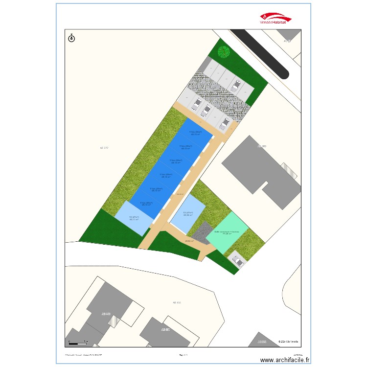 HI - Poirée sur Vie . Plan de 0 pièce et 0 m2