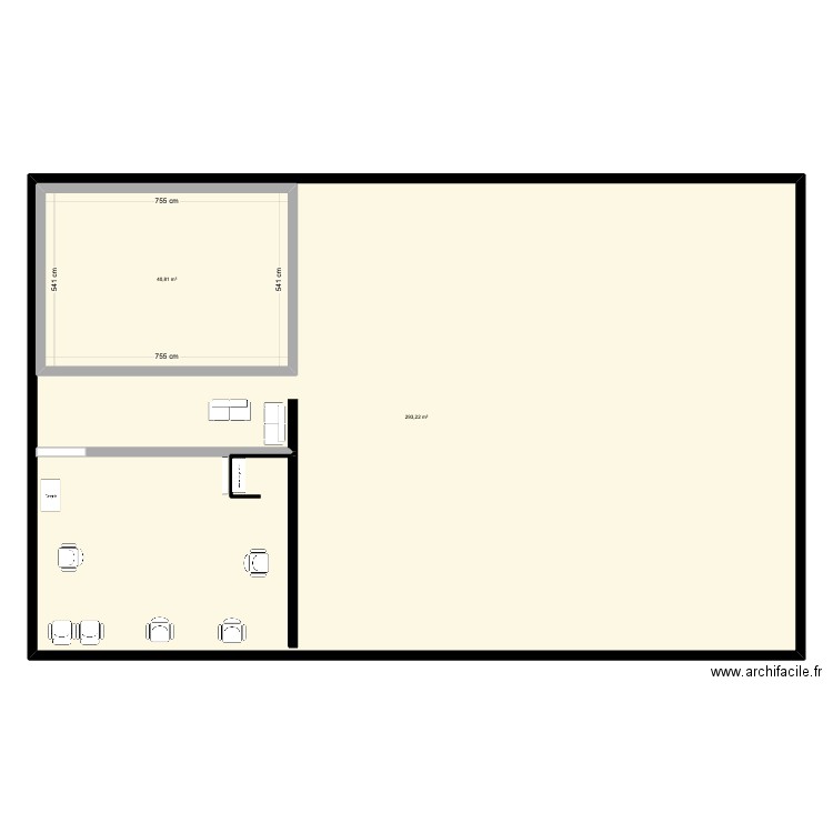 PLAN COMPLEXE. Plan de 2 pièces et 382 m2