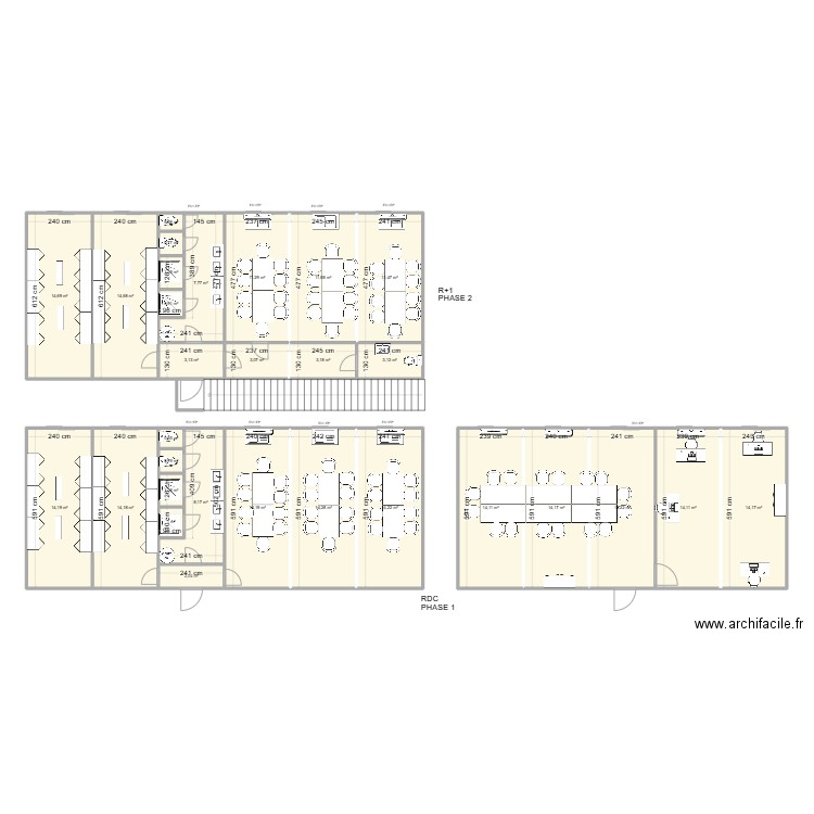 MAITRE CUBE CHANTIER THOIRY 01. Plan de 30 pièces et 243 m2