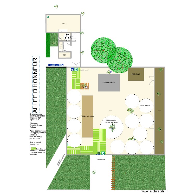 Diner C&A_int. Plan de 6 pièces et 489 m2