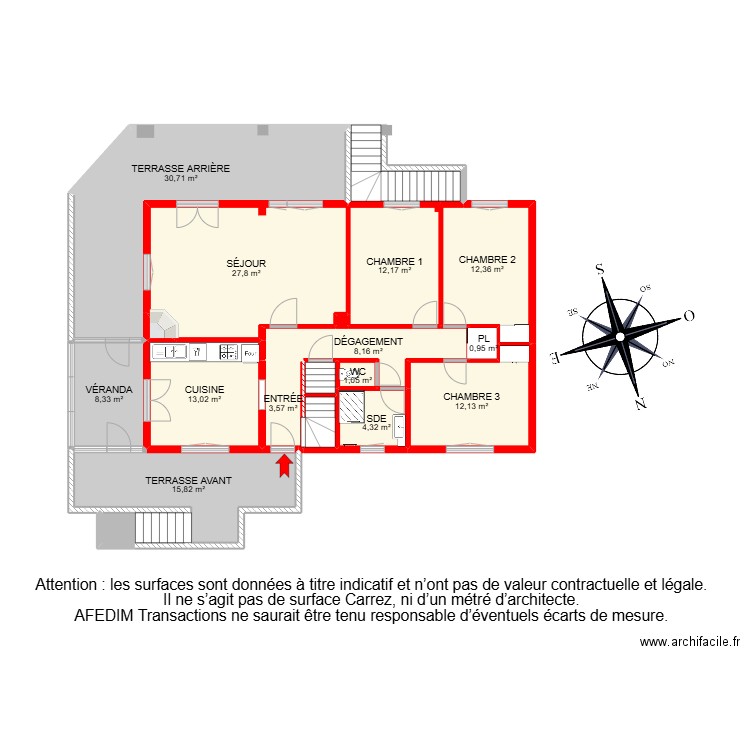 BI24658 -. Plan de 36 pièces et 373 m2