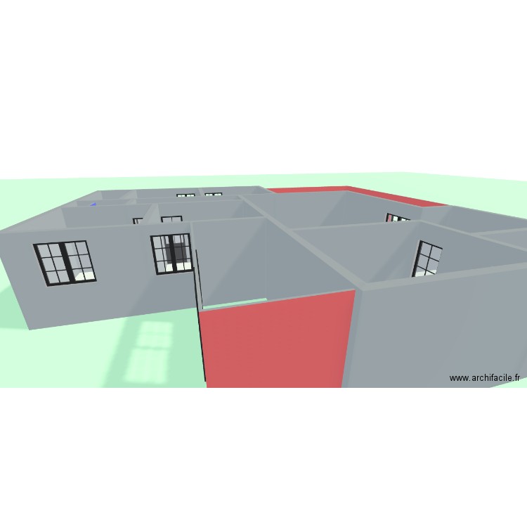 KINKOLE1. Plan de 11 pièces et 127 m2