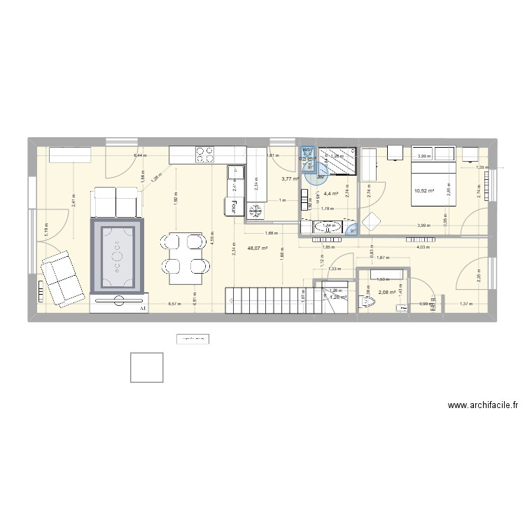 Vincent Meine 14. Plan de 7 pièces et 71 m2