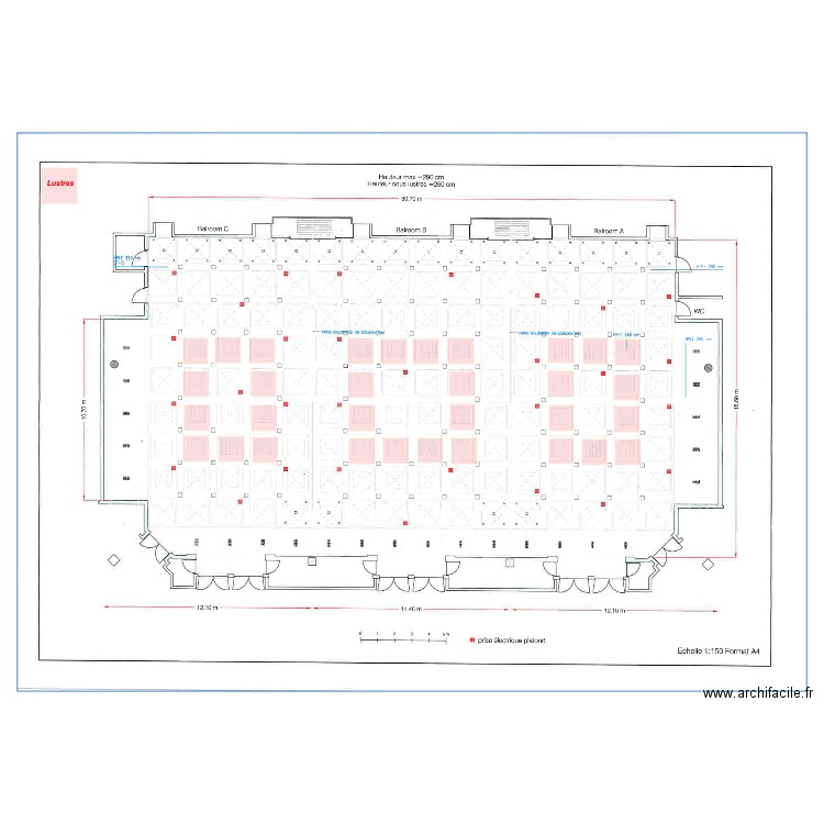 plan Hotel Fairmont. Plan de 0 pièce et 0 m2