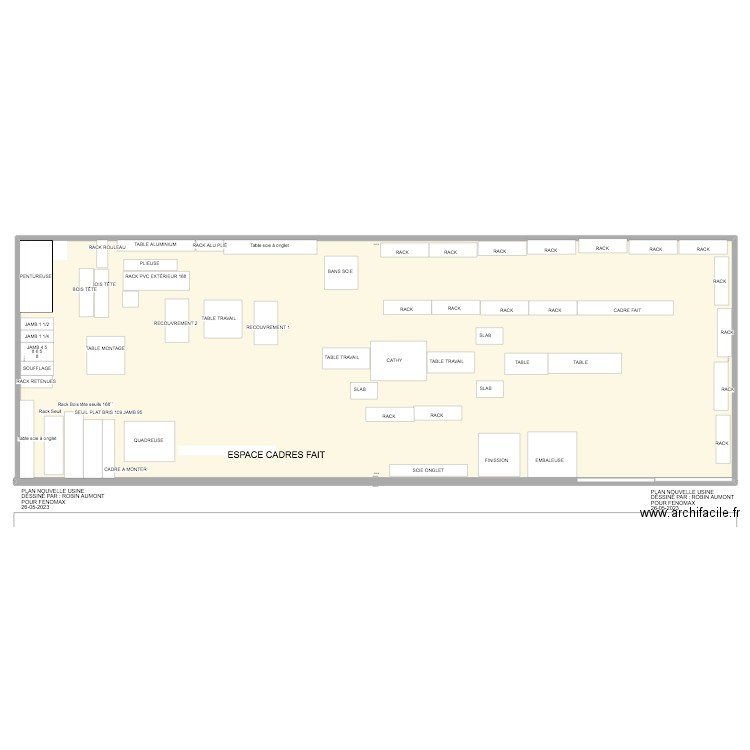 Plan. Plan de 2 pièces et 705 m2