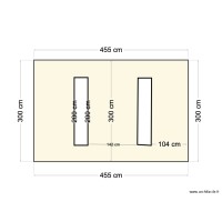 C) facade cote chemin 2 fenetres 2,52 ou 3,11 large