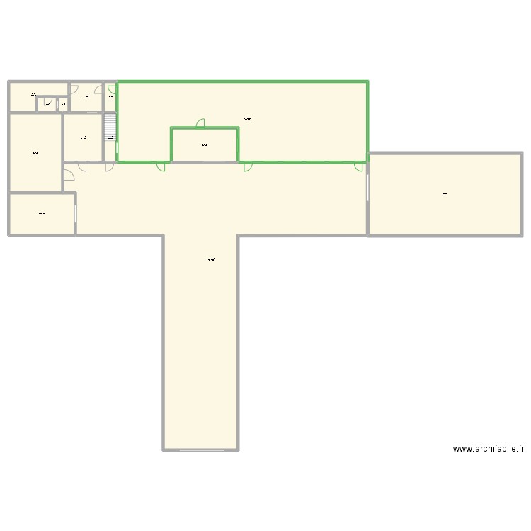 MONTREUIL. Plan de 13 pièces et 1009 m2