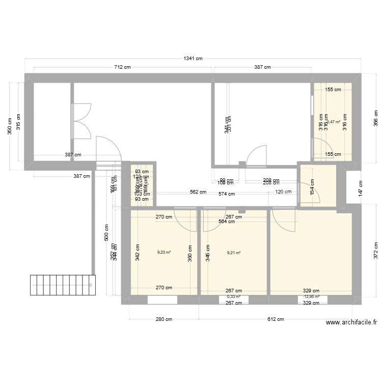 residence 2. Plan de 6 pièces et 26 m2