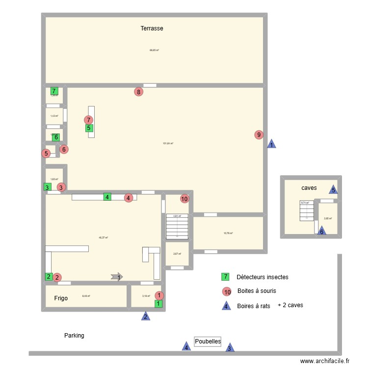 VAL 9. Plan de 14 pièces et 263 m2