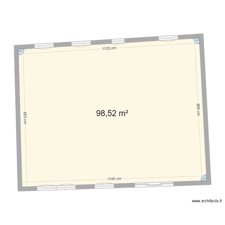 maman plan cadastre initial A2. Plan de 2 pièces et 197 m2