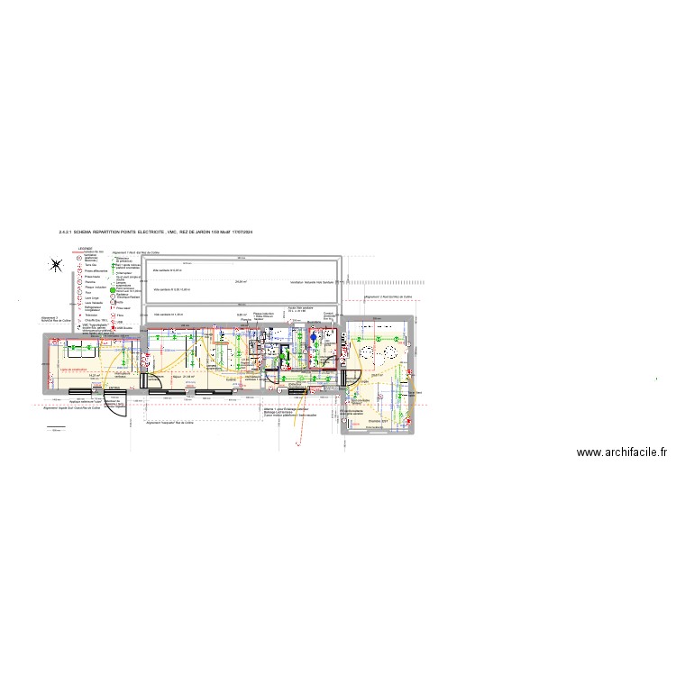 2.4.2.1 - SCHEMA ELECTRICITE  ET VMC REZ DE JARDIN 1_50 modifié 24_01_29-2. Plan de 6 pièces et 104 m2