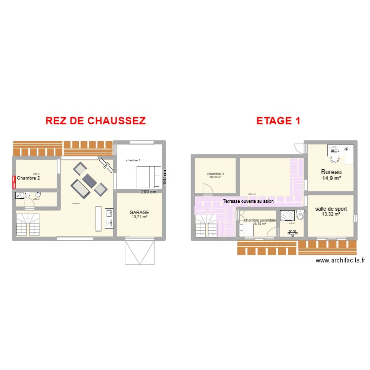 RODIN 2. Plan de 10 pièces et 145 m2