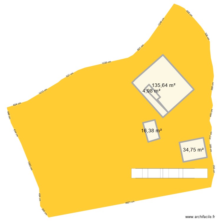 Camaju_001. Plan de 4 pièces et 192 m2