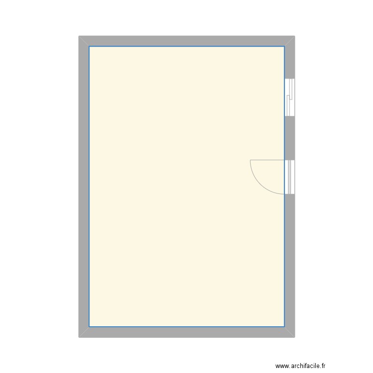 Durack-Logan-mesures. Plan de 1 pièce et 32 m2