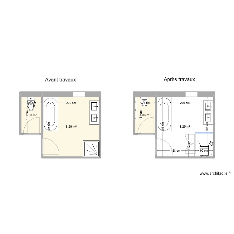 RODDE Norbert. Plan de 4 pièces et 20 m2