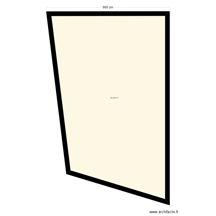 proposition 1 . Plan de 1 pièce et 94 m2