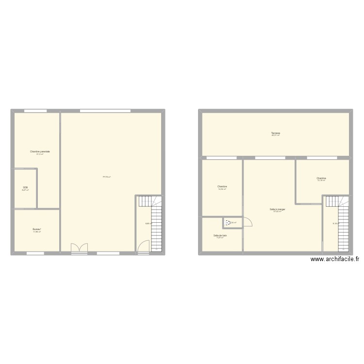 Maison. Plan de 12 pièces et 248 m2