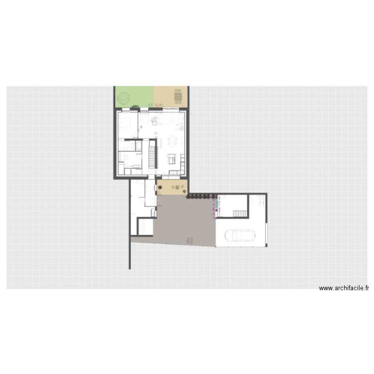 Grange. Plan de 0 pièce et 0 m2