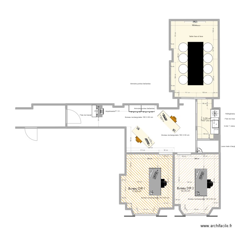 14 TRAVAUX. Plan de 5 pièces et 41 m2